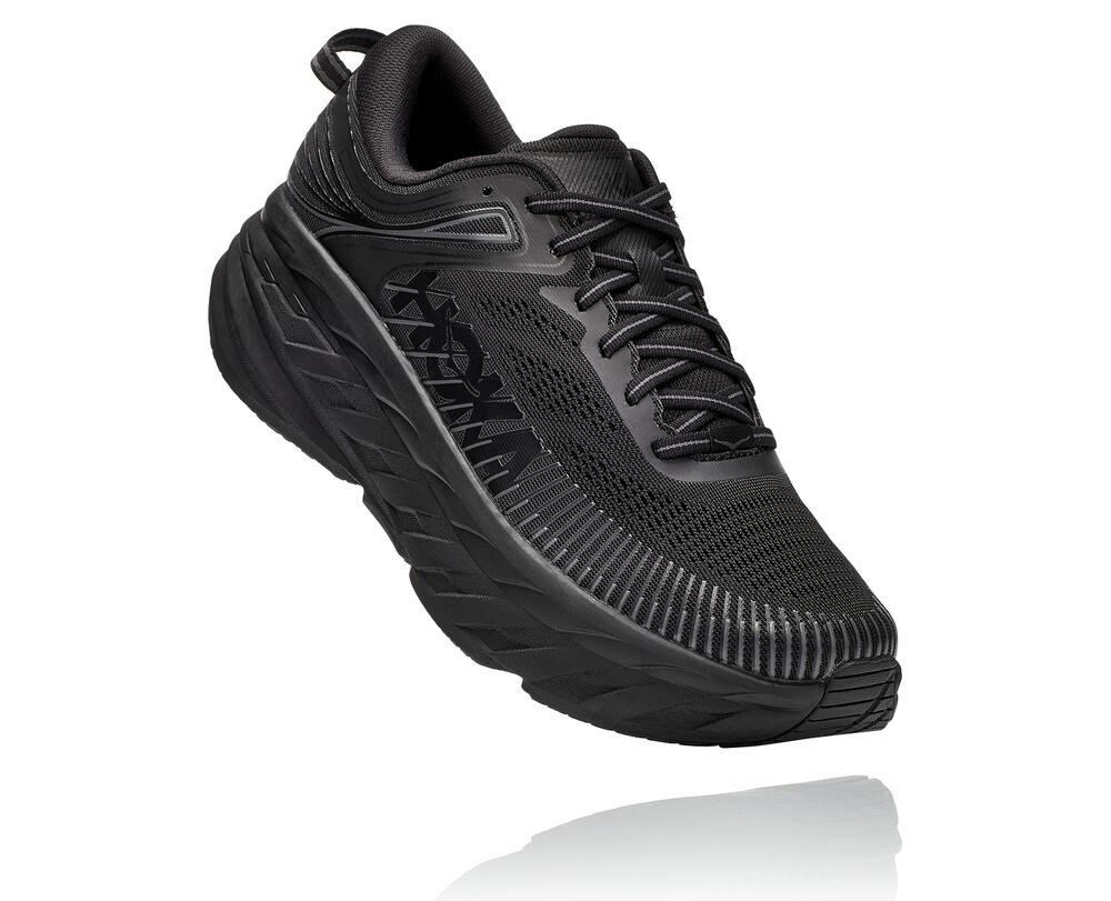 Hoka One One Bondi 7 Moški Čevlji Črna / Črna SI-936157B